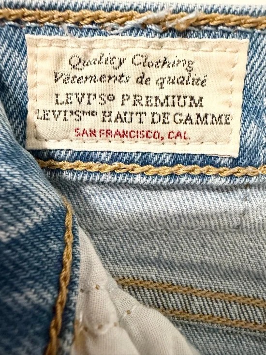 Levi’s Premium Ribcage Straight Jeans Size 28 Viral Trending Spring - Picture 8 of 12